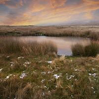 Buy canvas prints of A sink hole in Winter by Leighton Collins