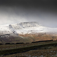 Buy canvas prints of Fan Hir with a dusting of snow by Leighton Collins