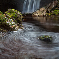 Buy canvas prints of Swirling waterpool by Leighton Collins