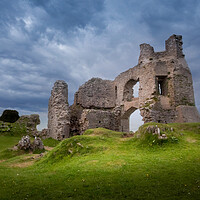 Buy canvas prints of Pennard castle Swansea by Leighton Collins