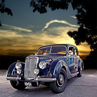 Buy canvas prints of CLASSIC RILEY AT SUNSET by mark tudhope