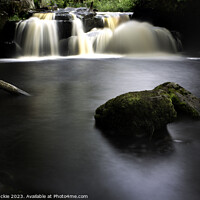 Buy canvas prints of Long exposure waterfall by Les McLuckie