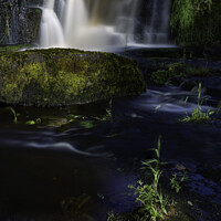 Buy canvas prints of Waterfall  by Les McLuckie