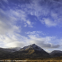 Buy canvas prints of Glencoe Mointain ranges by Les McLuckie