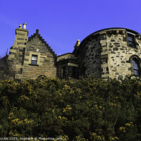 Buy canvas prints of Observatory House Calton Hill Edinburgh by Les McLuckie