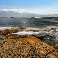 Buy canvas prints of Majestic Arran Mountains by Les McLuckie