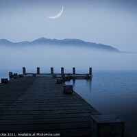 Buy canvas prints of Moonlit Serenity by Les McLuckie