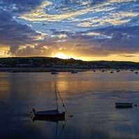 Buy canvas prints of  Instow Sunrise by Pete Moyes