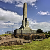Buy canvas prints of Grange Hill War Memorial, West Kirby Wirral, by Frank Irwin