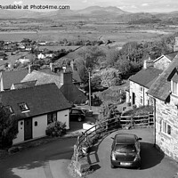 Buy canvas prints of Harlech town from on high by Frank Irwin