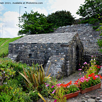Buy canvas prints of St Trillo's Chapel, Rhos-on-Sea, North Wales by Frank Irwin
