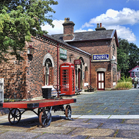 Buy canvas prints of Hadlow Road Station by Frank Irwin