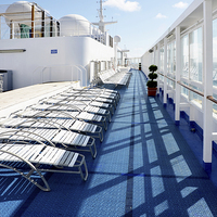 Buy canvas prints of Cruise liner sun deck by Frank Irwin