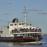 Buy canvas prints of The Mersey Ferry Royal Daffodil by Frank Irwin