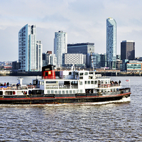 Buy canvas prints of The Mersey Ferry Royal Iris by Frank Irwin