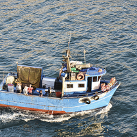 Buy canvas prints of Spanish Fishing vessel by Frank Irwin
