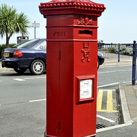 Buy canvas prints of Victorian Letter (Pillar) Box by Frank Irwin