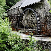 Buy canvas prints of Water wheel from times gone by by Frank Irwin