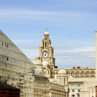 Buy canvas prints of Liverpools changing achitecture by Frank Irwin