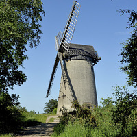 Buy canvas prints of Bidston Hill Windmill by Frank Irwin