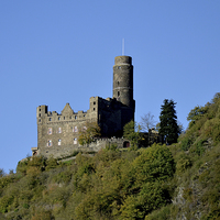 Buy canvas prints of Maus Castle on the River Rhine. by Frank Irwin