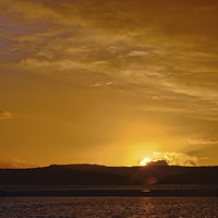 Buy canvas prints of West Kirby (Wirral) Sunset by Frank Irwin