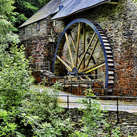 Buy canvas prints of Water wheel from times gone by by Frank Irwin