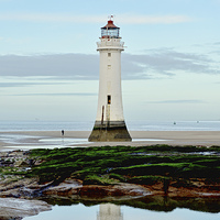 Buy canvas prints of Perch Rock Lighthouse by Frank Irwin