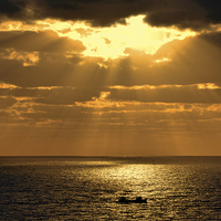 Buy canvas prints of Sunrise in Gran Canaria by Frank Irwin