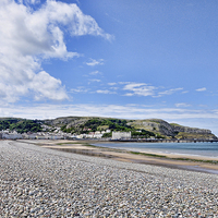 Buy canvas prints of The famous promenade in Llandudno Town by Frank Irwin