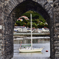 Buy canvas prints of A picturesque archway in Wales by Frank Irwin