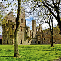Buy canvas prints of The Earl’s Palace, Kirkwall, Orkneys by Frank Irwin