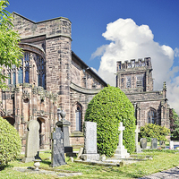 Buy canvas prints of Christ Church URC Port Sunlight, Wirral by Frank Irwin