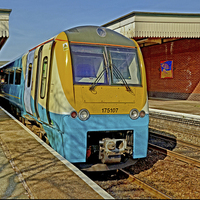 Buy canvas prints of Arriva Train 175107 by Frank Irwin
