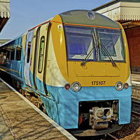Buy canvas prints of Arriva Train 175107 by Frank Irwin