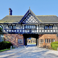 Buy canvas prints of Thornton Manor’s Gatehouse by Frank Irwin