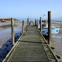 Buy canvas prints of The Pier at Rhos-on-Sea, North Wales by Frank Irwin