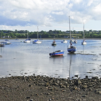 Buy canvas prints of Looking out across Red Wharf Bay, Anglesey, North  by Frank Irwin
