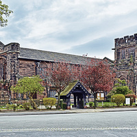 Buy canvas prints of Christ Church, Port Sunlight, Wirral, UK by Frank Irwin