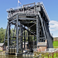 Buy canvas prints of The Anderton Boat Lift by Frank Irwin
