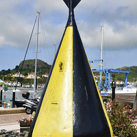 Buy canvas prints of Conical / Navigation buoy by Frank Irwin