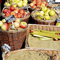 Buy canvas prints of  A typical Greengrocer’s shop street front. by Frank Irwin
