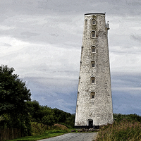 Buy canvas prints of  Artistic work of Leasowe Lighthouse               by Frank Irwin