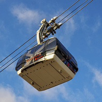 Buy canvas prints of Cable car in Koblenz, Germany  by Frank Irwin