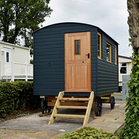 Buy canvas prints of  Unconventional caravan type on holiday home park by Frank Irwin