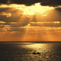 Buy canvas prints of  Sunrise in Gran Canaria by Frank Irwin