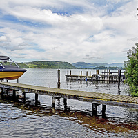 Buy canvas prints of  Windermere view from a local hotel grounds by Frank Irwin