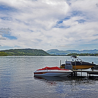 Buy canvas prints of Windermere view from a local hotel grounds by Frank Irwin