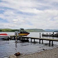 Buy canvas prints of Windermere view from a local hotel grounds by Frank Irwin