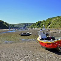 Buy canvas prints of  Awaiting the tide by Frank Irwin